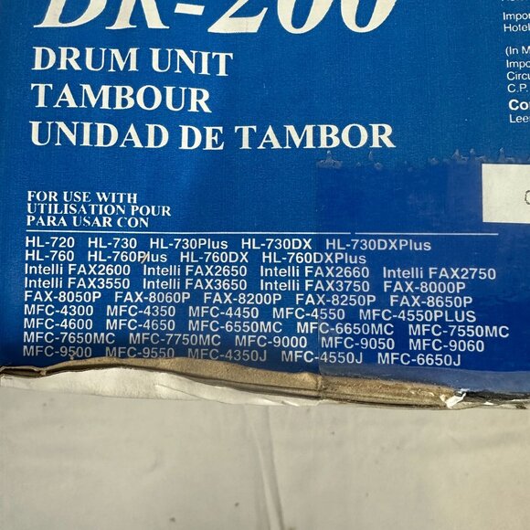 Brother DR-200 Drum Unit For HL-720/730/760 Printers Genuine OEM Replacement - Picture 4 of 7